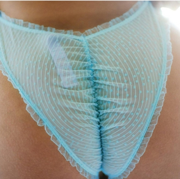 Savage X Fenty Back to the Boudoir Brazilian Blue Light - Picture 3 of 13